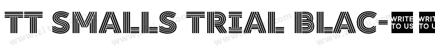 TT Smalls Trial Blac字体转换